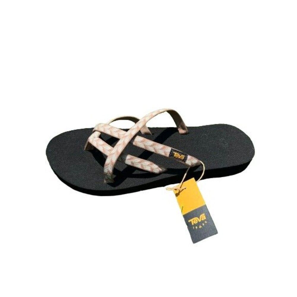 Teva Women's Olowahu Sandals Black/Multi Size 10 Comfort Stylish For Summer Fun - Picture 4 of 13